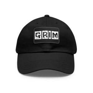 Grim Garage - Dad Hat with Leather Patch