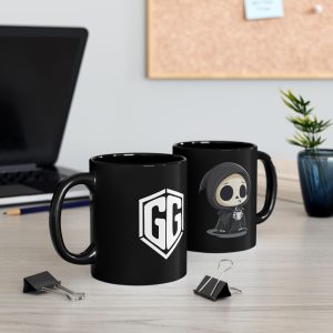Grim Garage - Little Reaper Black Mug