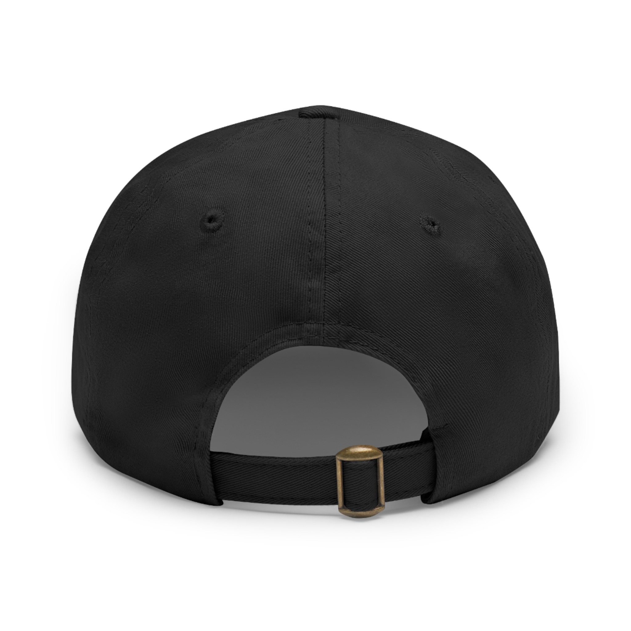 Grim Garage - Dad Hat with Leather Patch - Image 3